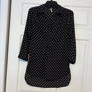 Truth Black and White Button Down Shirt